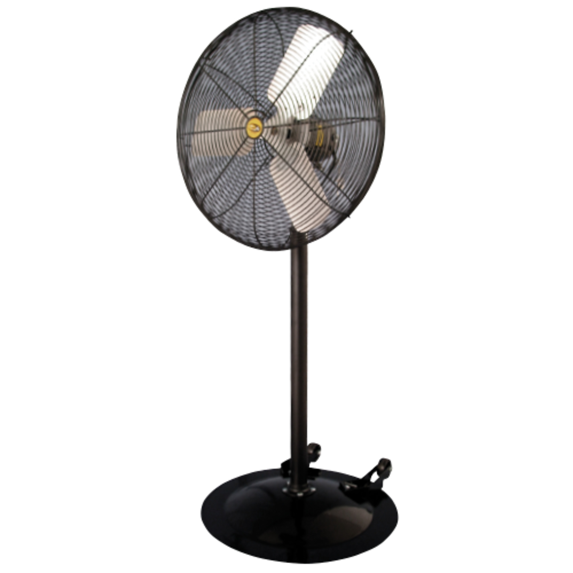 J&D Mfg., HD Industrial Pedestal Fan, Fan Diameter 24 in, Air Delivery 6800 cfm, Model# VDF24WB2